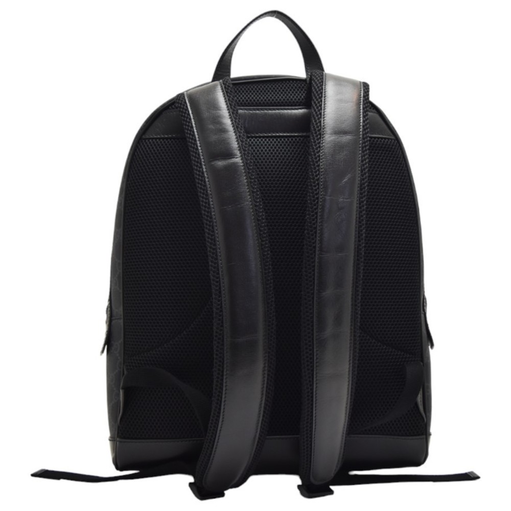 Gucci Backpack Gg Supreme Interlocking Leather Bl… - image 3